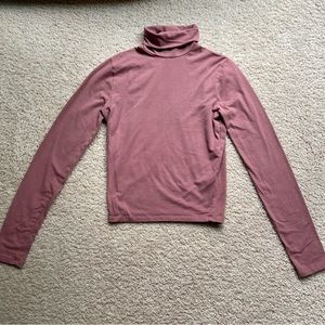 Hollister must-have skin-tight turtleneck- berry / maroon and fits like xs